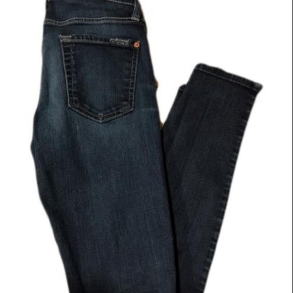 7 for all Mankind Denim - 7 For All Mankind "The Skinny Jeans 27 Medium Wash